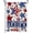Multi, variant on 4th of July Garden Flag, 250 Anniversary USA Flag Patriotic Bless America Memorial Day Yard Outside Blue Red Floral 250 Years Fourth of July Garden Flags Double Sided Waterproof 12x18 Inch