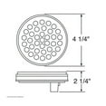 thumbnail image 4 of United Pacific 39643 Brake/Tail/Turn Signal Light   36 Led 4" Round,, 4 of 4