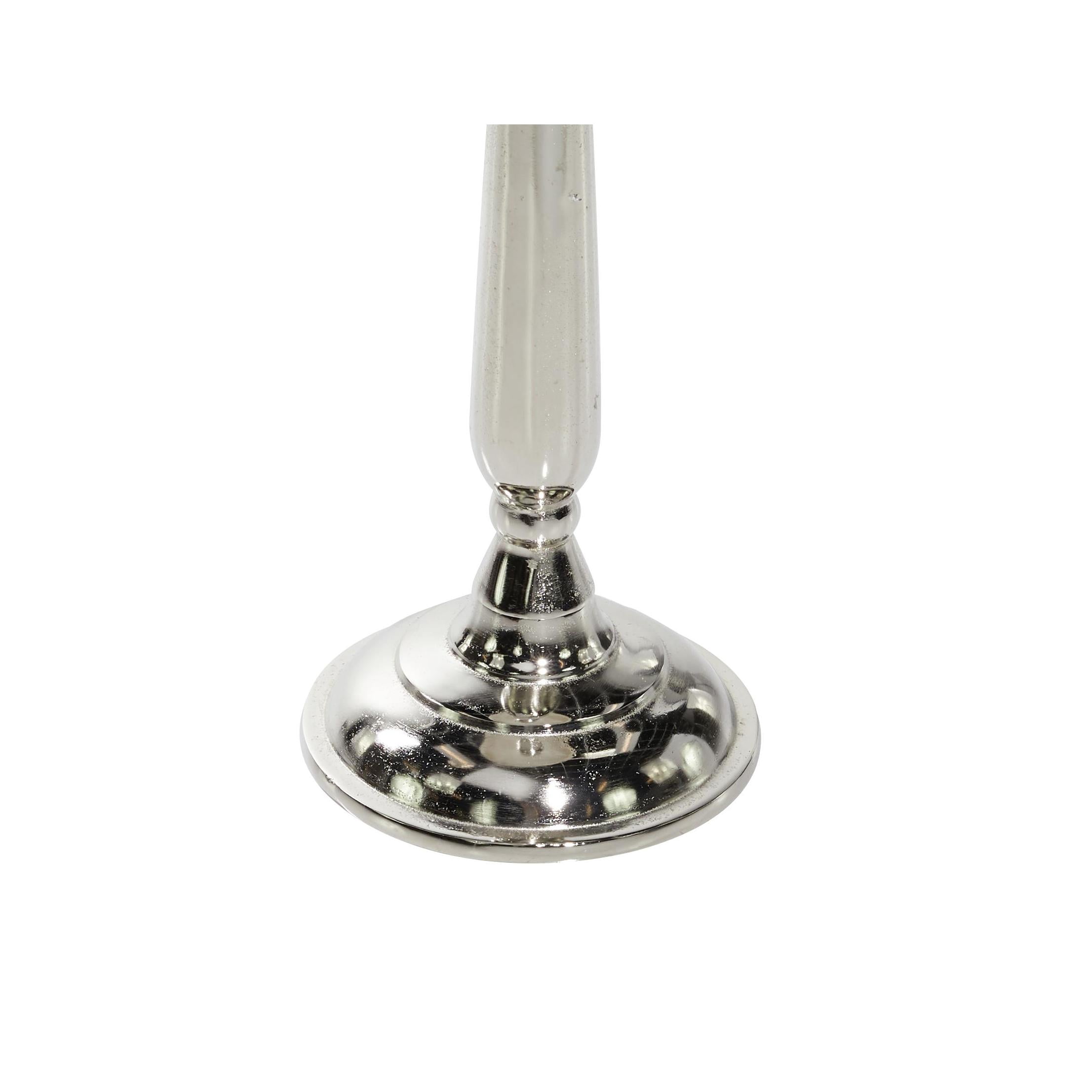 DecMode 13" x 25" Silver Terrazzo Stone Accent Table with White Marble Top, 1-Piece