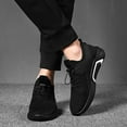 thumbnail image 5 of Xfvqtps Mens Sneakers Slip On Breathable Non Slip Casual Soft Sole Outdoor Plastic Cement Walking Shoes Business Shoes Mesh Leisure Sneakers Black, 5 of 9