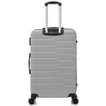 thumbnail image 2 of TUCCI ITALY Marvello 3-Piece Unisex Adult Hardside Spinner Luggage Set 20/24/28" - Silver, 2 of 8
