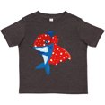 thumbnail image 3 of Inktastic Superhero Shark, Cute Shark, Blue Shark, Cape Boys or Girls Toddler T-Shirt, 3 of 5