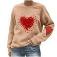 thumbnail image 2 of Neewe Women's Casual Crew Neck Sweatshirt Loose Soft Long Sleeve Pullover Tops, 2 of 3