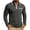 Dark Gray, variant on Busydd Quarter Zip Pullover Men Casual Solid Color Long Sleeve Shirts Trendy Comfortable Lapel Shirts for Men with Chest Pocket M