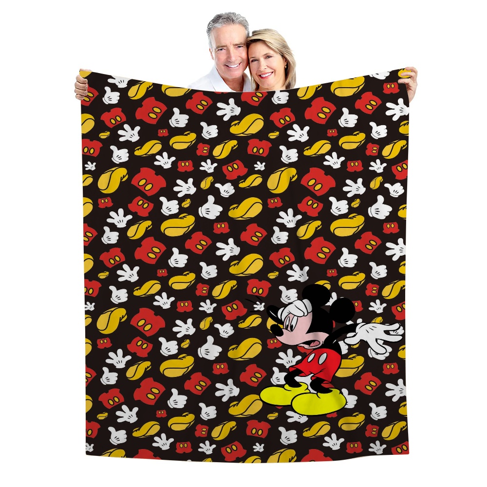 Minnie Mouse Print Throw Blanket Classics Beds Sofa Summer Bed Throw
