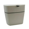 thumbnail image 4 of yuksok Hanging Trash Can Dustbin Garbage Bin for Kitchen Cabinet Door Garage Office, 4 of 9