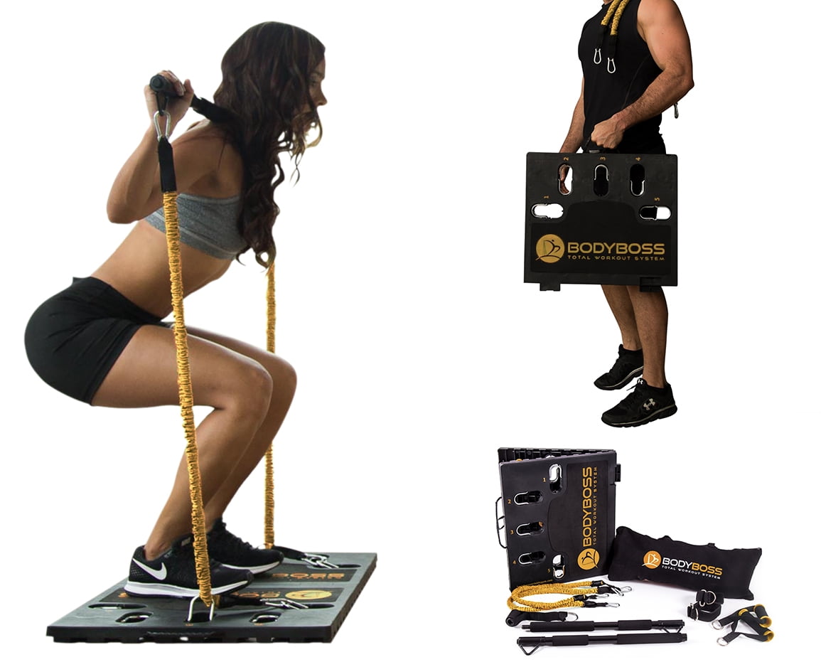 BodyBoss 2.0 - Full Portable Home Gym Workout Package + Resistance Bands - Collapsible Resistance Bar, Handles - Full Body Workouts for Home, Travel or Outside - Purple - Walmart.com BodyBoss 2.0 - Full Portable Home Gym Workout Package + Resistance Bands - Collapsible Resistance Bar, Handles - Full Body Workouts for Home, Travel or Outside - Purple - Walmart.com