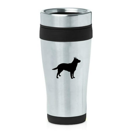 16 oz Insulated Stainless Steel Travel Mug Australian Cattle Dog (Best Travel Mugs Australia)