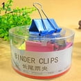 thumbnail image 1 of MesaSe 1 Tub Assorted Color Metal Paper Clamps office Document File Ticket Binder Clips, 1 of 10