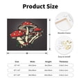 thumbnail image 2 of Lsque Red Mushrooms Print Wall Art – Decorative Picture for Living Room, Bedroom, and Office (Horizontal), 2 of 6