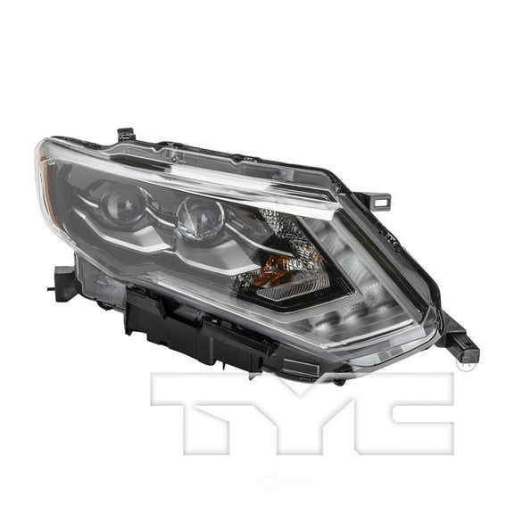 TYC Headlight Front Lamp for 17-18 Nissan Rogue LED Right Passenger CAPA Fits 2017 Nissan Rogue