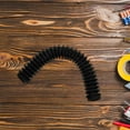 thumbnail image 4 of Raindrops Black Rubber Flexible Hose for Simple Extension Tube Replacement and Plumbing Use, 4 of 8