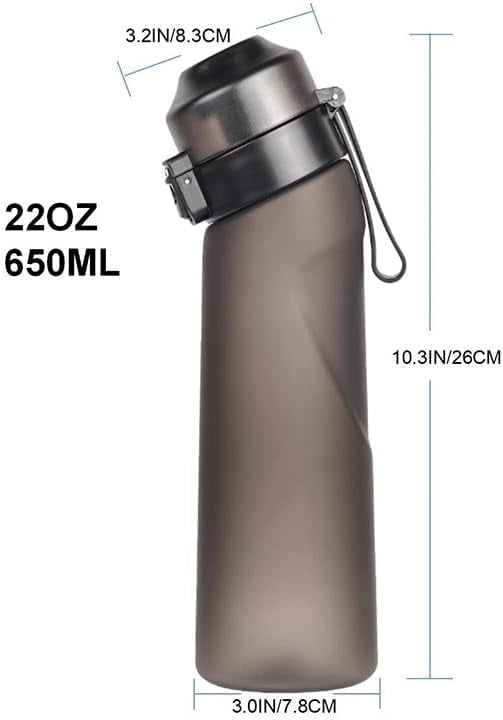 Air Water Up Bottle,750ML Scent Water Bottle with Air Water Flavour  Pod,Leak Proof Sports Water Cup …See more Air Water Up Bottle,750ML Scent  Water