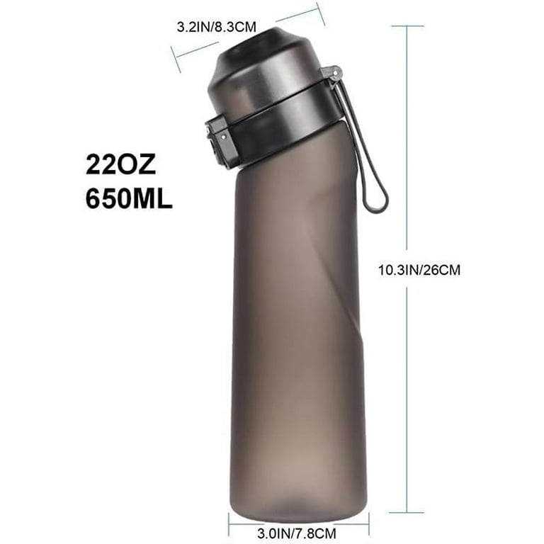 Air Wasserflasche, 650ml Sport Luftflasche mit Flavor Pods 0 Sugar Sport  Wasserflasche 0 Kalorien Duft Wasserflasche (Rosa) : : Sport &  Freizeit