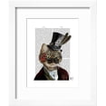 thumbnail image 2 of Phileas Feline Steampunk Cat and Top Hat, Animals Framed Art Print Wall Art by Fab Funky Sold by Art.Com, 2 of 5