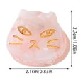 Lizheee Hand Painted Tiny Cat Hair Clip Mini Snap Hair Clips for Baby