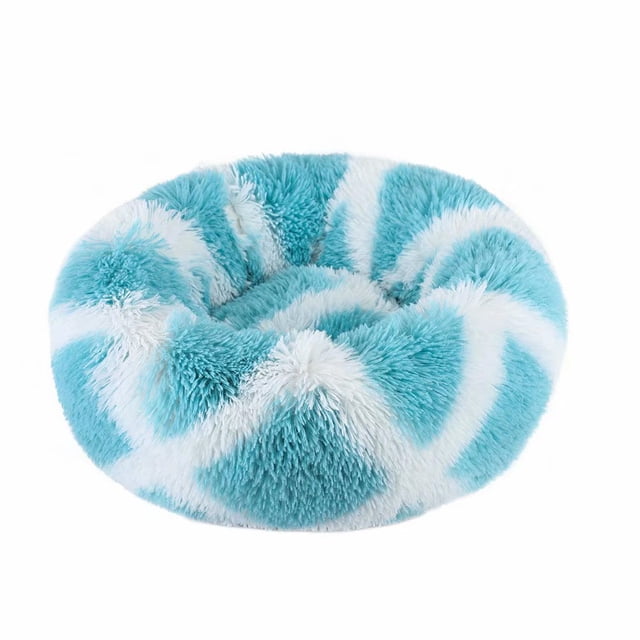 ZHAOCHENG Cama para Perros Cama Redonda para Gatos Cojín Mullido para Cama para Mascotas Cojín para Perros Suave y Cómodo, Cálido, Impermeable, Antideslizante y Lavable Adecuado para Gatos, Perros Ray