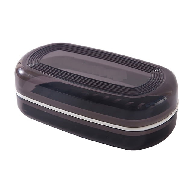 Soap With Lid Soap Double Soap Travel Portable Drain Storage Dormitory Soap Rack For Home Use