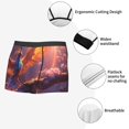 thumbnail image 3 of Kdxio Men's Boxer Briefs with Fantasy Bird Illustration Print - Comfortable and Breathable Underwear for Everyday Wear, 3 of 5
