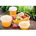 thumbnail image 2 of Extra Thick Food Storage Containers with Lids (16oz ) - Great for Slime - Deli Pint Cups - Soup Containers | Microwave, Dishwasher and Freezer Safe, 2 of 7