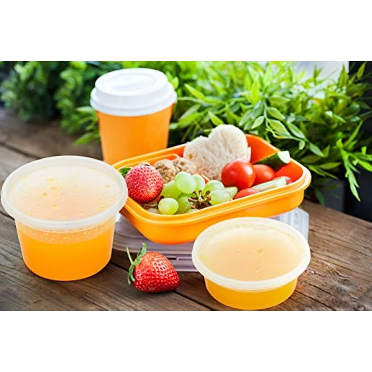Extra Thick Food Storage Containers with Lids (16oz ) - Great for