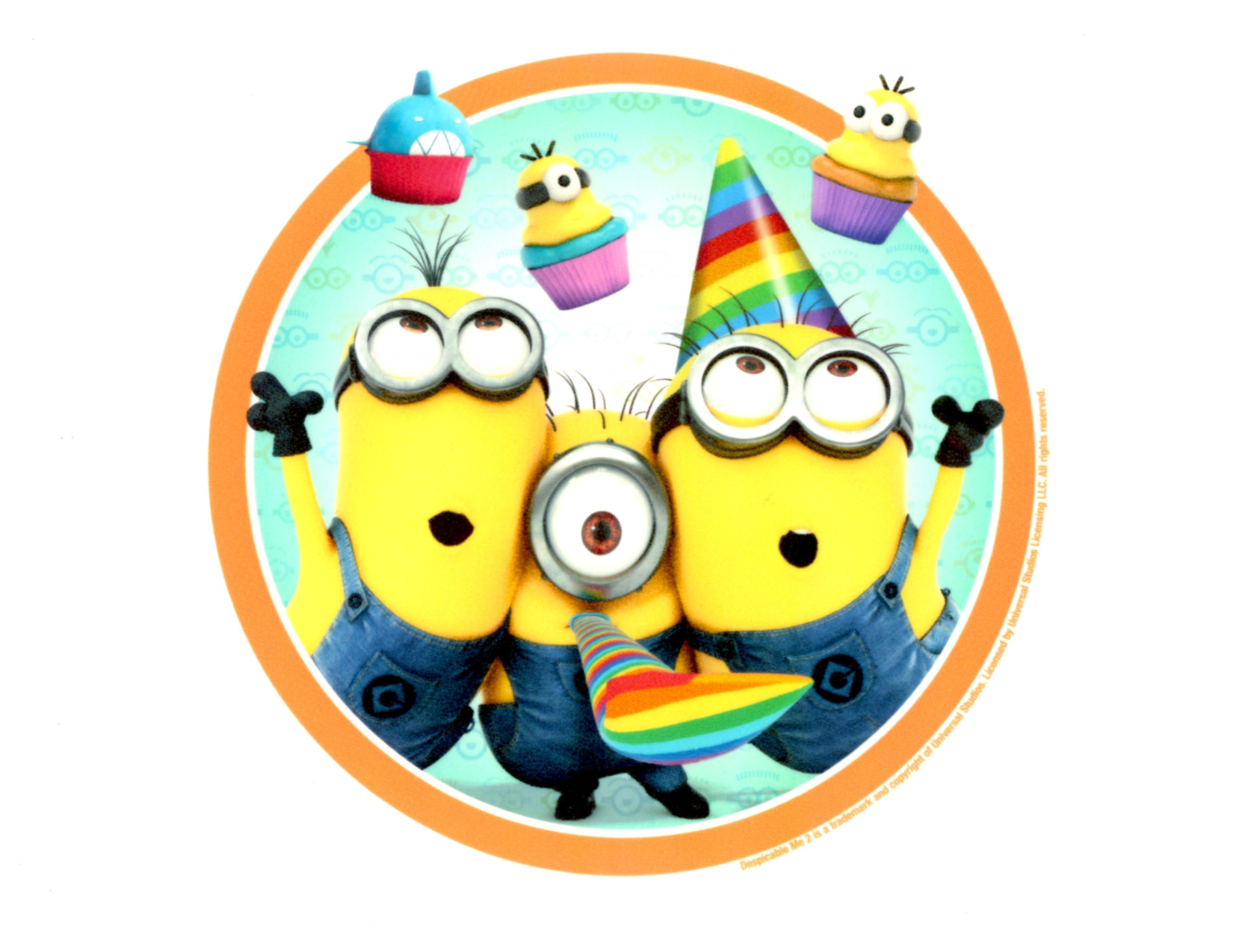 Whimsical Practicality's Despicable Me 2 Edible Icing Image Cake Topper-1/4  Sheet or Larger, image size:1650x1275