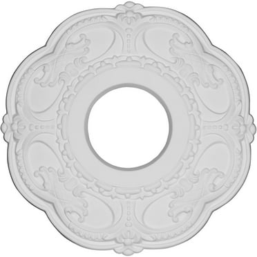 11 1/2" OD x 3 1/2"ID x 1"P Rotherham Ceiling Medallion, Primed