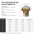 thumbnail image 5 of Fotbe A monarch butterfly Print Short Sleeve Button Down Shirts for Men Casual Summer Beach Wrinkle Free Shirt-Large, 5 of 5
