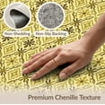 thumbnail image 6 of ODIKA Vintage Century Earthy Boho Retro Inspired Motif Tone Chartreuse Mid Flowing Non-Slip Low Profile for Guest Room, Lounge, Apartment, 6 of 7