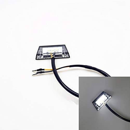 BHYShop Universal Motorcycle Quad Street Bike LED Mini Rear Tail License Plate Light Lamp Cruiser Chopper