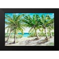 thumbnail image 2 of DeRice, Julie 18x13 Black Modern Framed Museum Art Print Titled - Palm Escape, 2 of 5