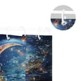 thumbnail image 5 of Yayeee Shower Curtain with Hooks 72"x72" Waterproof Fabric Bathroom Hanging Decor, Crystal Moon, 5 of 5