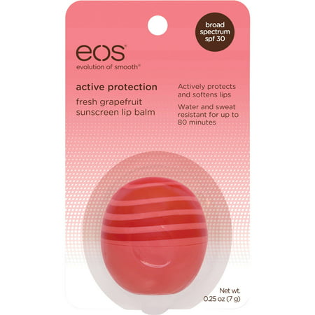 eos Protection active frais de pamplemousse Baume à lèvres, crème solaire .25 oz