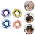 thumbnail image 1 of IDEANATEGRATE 1 De 4 Piezas De Scrunchies Tejidos Multicolor Para Con Resistente Y Sin Deshilacharse, 1 of 8