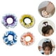 thumbnail image 2 of 1 Set 4pcs Woolen Weoled Hair Scrunchies Woven Woven Anillos (Color surtido), 2 of 5