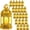 Glitter, variant on 24 Pcs Mini Ramadan Vintage LED Lantern for Centerpiece Wedding Decorative Lantern with Flickery Candle Battery Powered Wedding Festival Hanging Tealight Christmas Party Decoration(Silver)