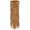 thumbnail image 4 of Unique Bargains Women's Ankle Zip Platform High Heel Boots, 4 of 7
