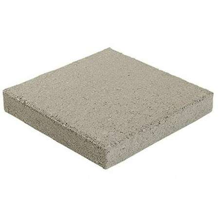 Oldcastle 16" Square Stone Scallop Edging, Gray