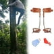 thumbnail image 5 of Picos para trepar a los árboles Botas antideslizantes con forma de espolón para trepar a los árboles Adecuadas para talar a gran altitud Recolección d Engranajes de cuero completo 2 Macarena Espiga trepadora de árboles, 5 of 8