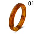 thumbnail image 3 of Women Resin Ring Fashion Solid Color All-match Finger Ring Knuckle Ring for Girl, 3 of 10