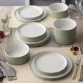 thumbnail image 4 of Noritake ColorTex Stone Sage 12-Piece Dinnerware Set, Service for 4, 4 of 7
