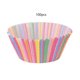 thumbnail image 2 of Papel para moldes para magdalenas, 100 unidades de mini moldes para magdalenas, mini moldes redondos para pasteles y muffins, taza True Excellence, 2 of 8