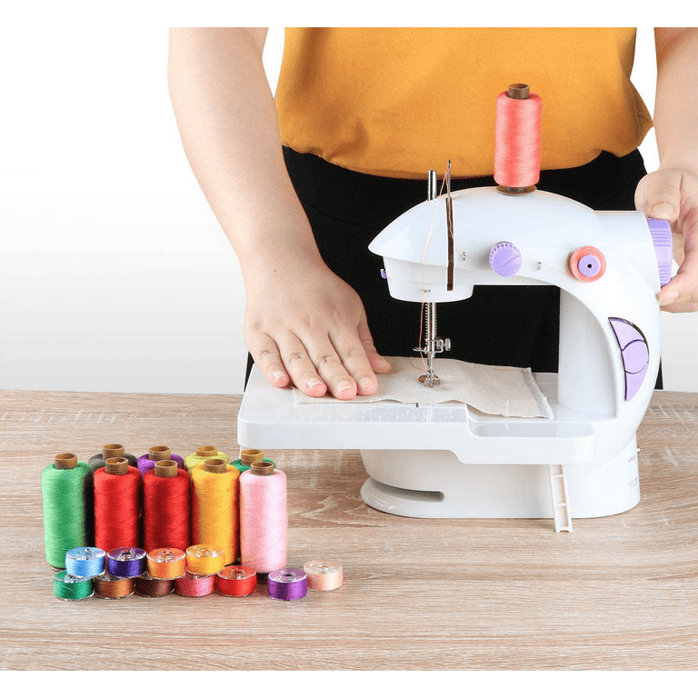Sewing Machine Thread Assortment Kit Bobbins Sewing Threads Assortment Set  With Case Prewound Polyester Thread Spools Assortment - AliExpress