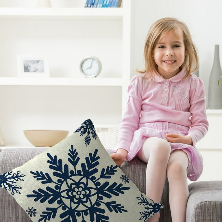 SIfdSeng Body Pillow Case Cover Boho Christmas Snowflake Pillow Cover Linen Elks Christmas Tree Santa Clau Sofa Cushion Cover Zippered Pillow Cases Standard Size Cotton Velvet Pillow Covers Walmart ...