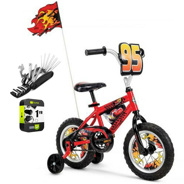 Huffy 22440 Disney Pixar Cars Lightning McQueen 12 Inch Kid's Bike Red ...