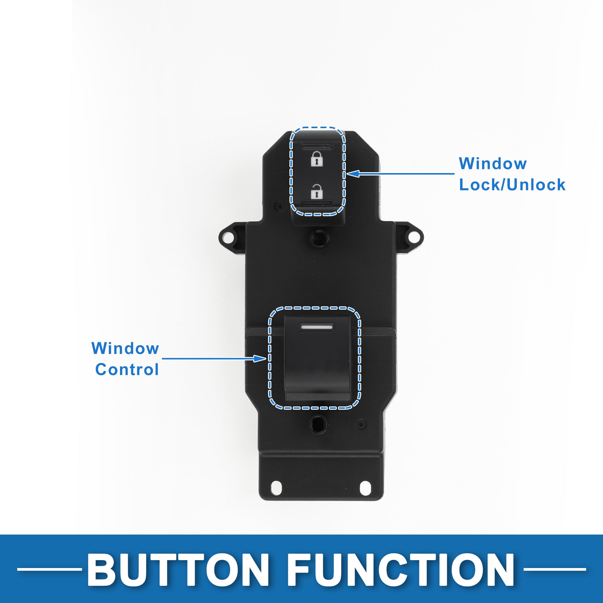 Unique Bargains Power Window Switch for Honda CR-V 2012-2016 Front Passenger Side