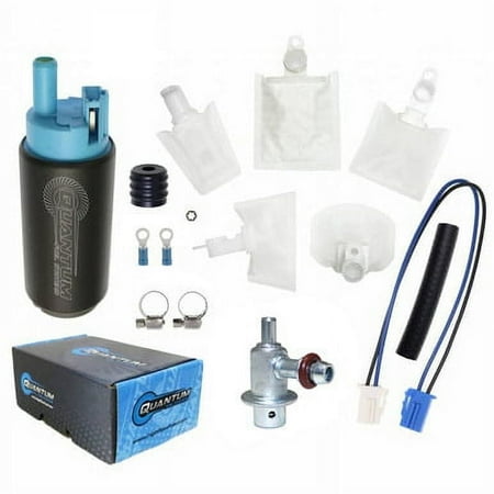 Quantum 255LPH Performance Fuel Pump w/ Regulator for Suzuki V-Strom 1000 (DL1000) 2002-2012, Replaces 15100-06G10