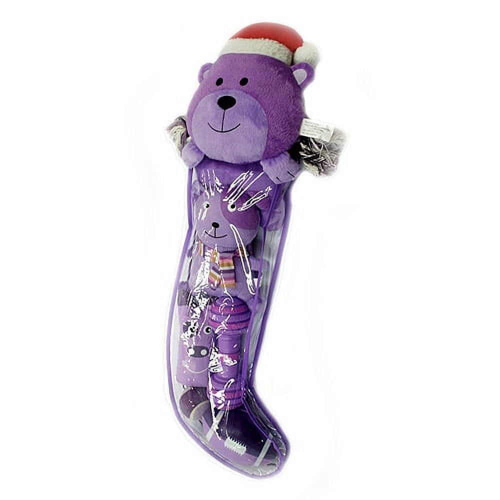 Pet Christmas Stocking with 8 Dog Toys