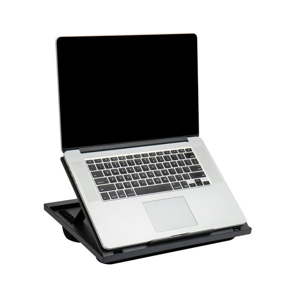 Mind Reader Adjustable 8 Position Lap, Bean Bag Lap Desk With Cup Holder