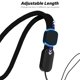 thumbnail image 5 of Oakxco Cordón compatible con Airpods Pro 2 Loop Correa ajustable de nailon para teléfono celular/cámara/interruptor/iPods Pro 2nd/Airpods 1/2nd/3rd/Pro Case negro, 5 of 5